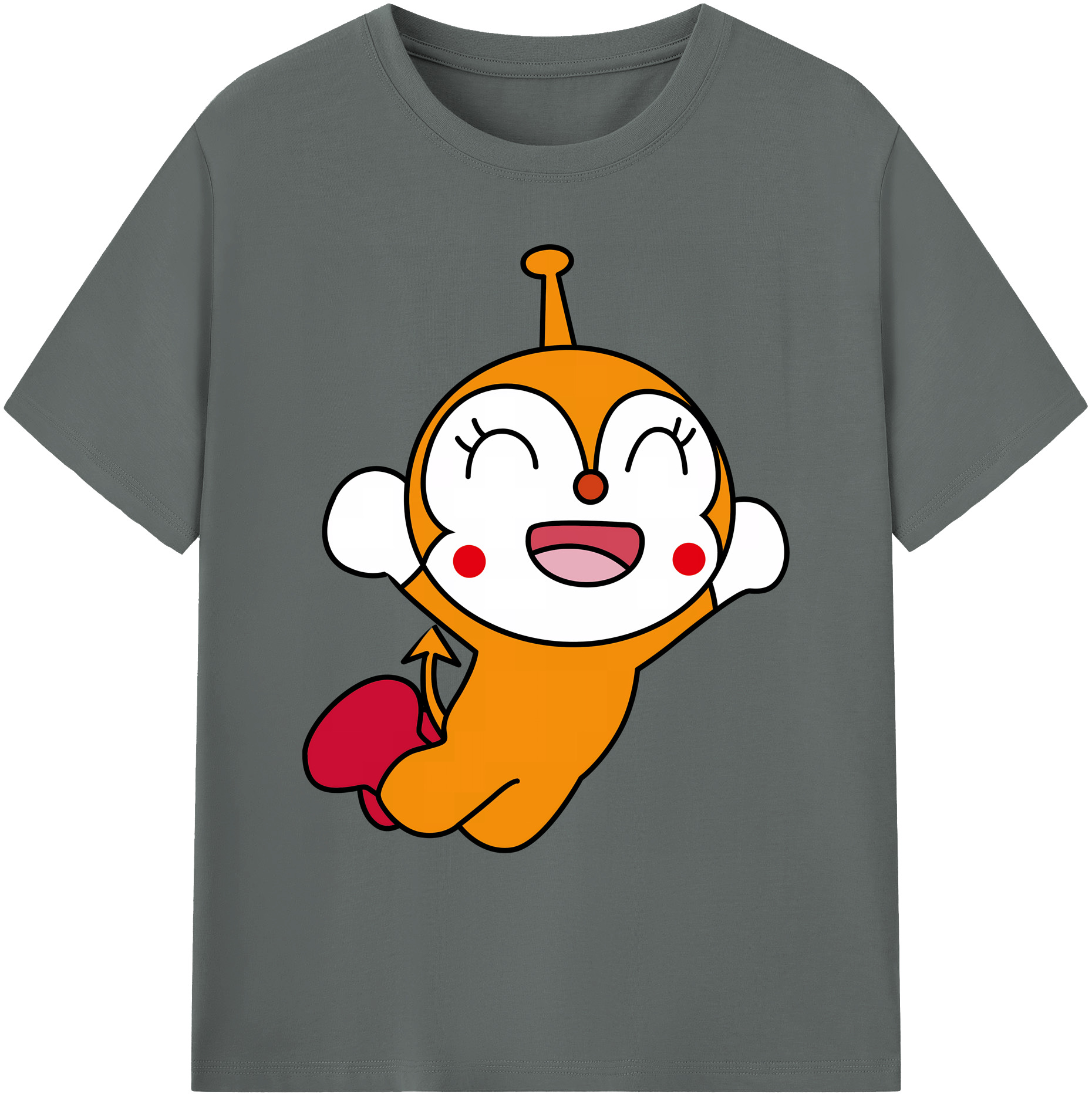 （画像用） アンパンマン Anpanman 綿100％ メンズ半袖Tシャツ｜肌触りやわらか＆通気性